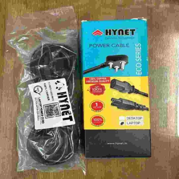 HYNET Original Power Cable – 1.5m | High-Quality & Durable