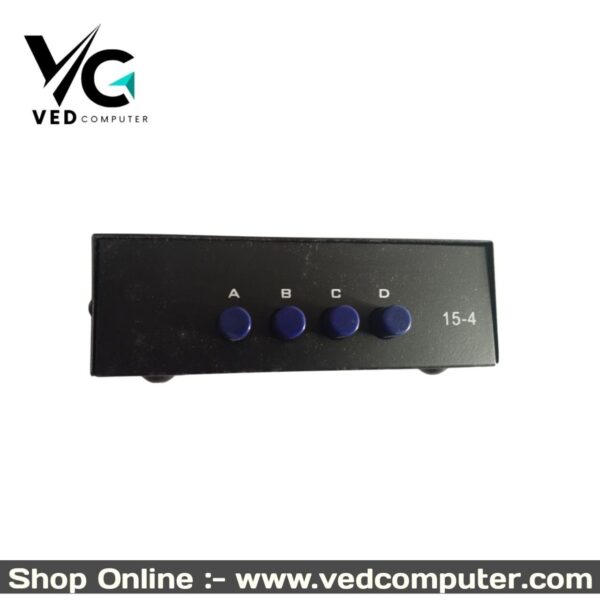 4-Port VGA Switch | High-Resolution 1920x1440 | 1-Year Warranty - Image 5