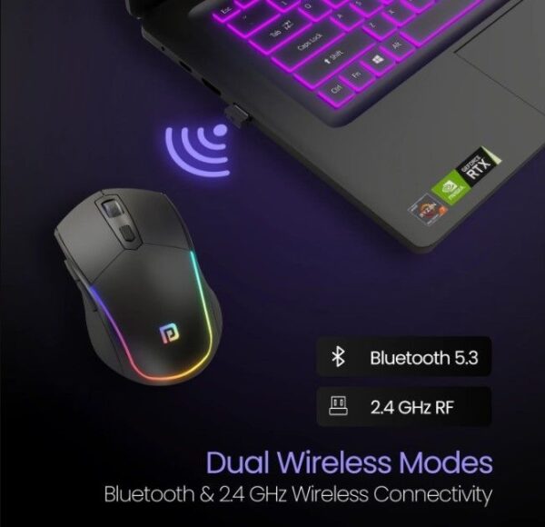 Portronics Toad One – Wireless Bluetooth Mouse - Image 3