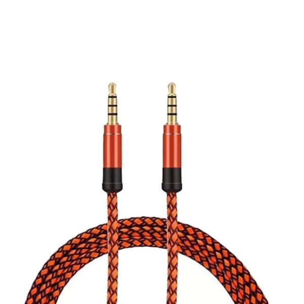 Aux Cotton Cable – Durable & Tangle-Free Audio Cable