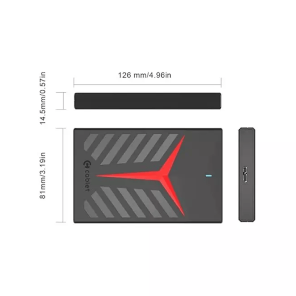 USB 3.0 HDD/SSD Portable External Enclosure - Image 5