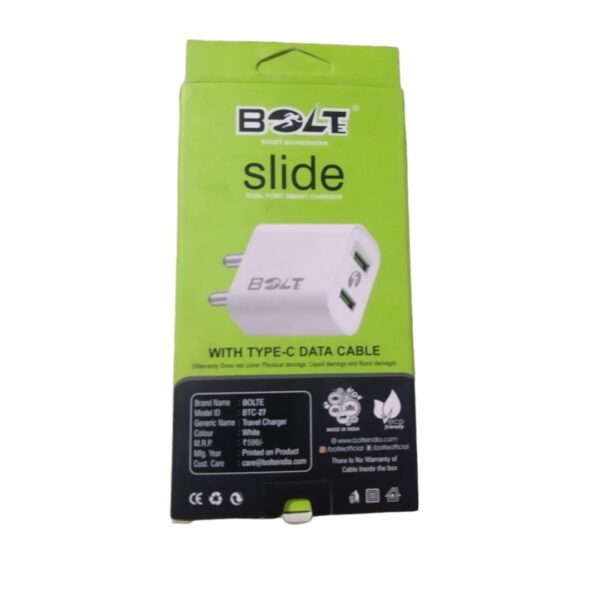 Bolt Dual Port Smart Charger-12W - Image 2