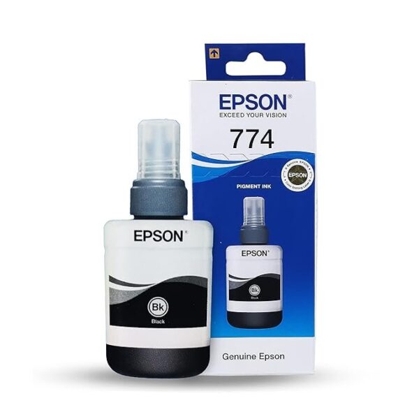 Epson 774 Black Ink Bottle (140 ml) – High-Capacity Ink for EcoTank Printers