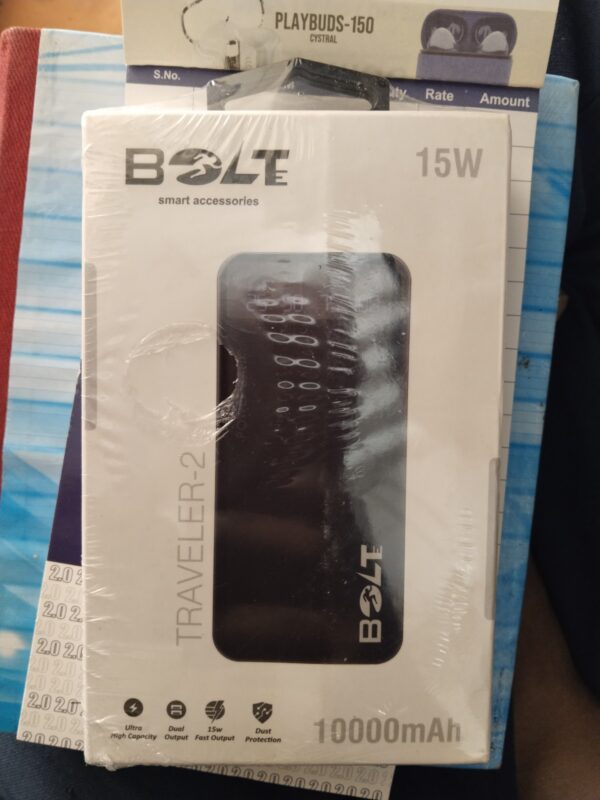 BOLT 10000W POWERBANK.15W OUTPUT