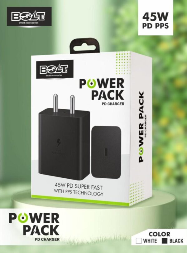 BCH 45 SAMSUNG 45W PD SUPER FAST TYPE C TO TYPE C CHARGER WITH CABLE