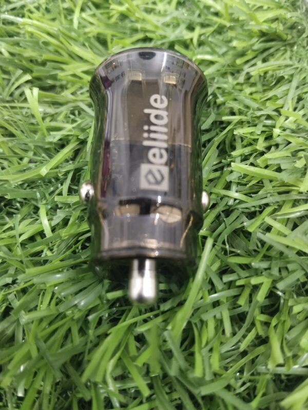 ELIIDE Nucleus-15 3.1A Dual USB Car Charger – 15W Fast Charging - Image 2