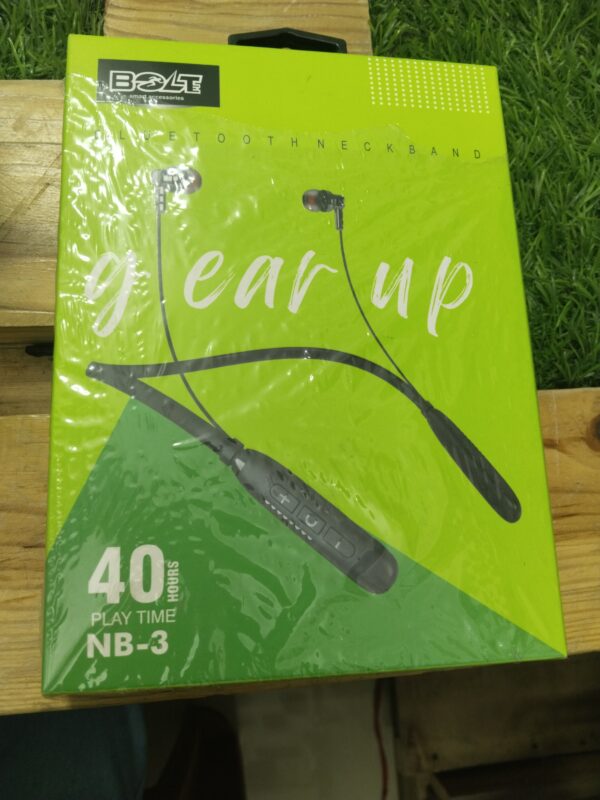 Bolte NB-3 Bluetooth Neckband | 40 Hours Playtime | V5.1 Wireless Earphones with Mic - Image 2