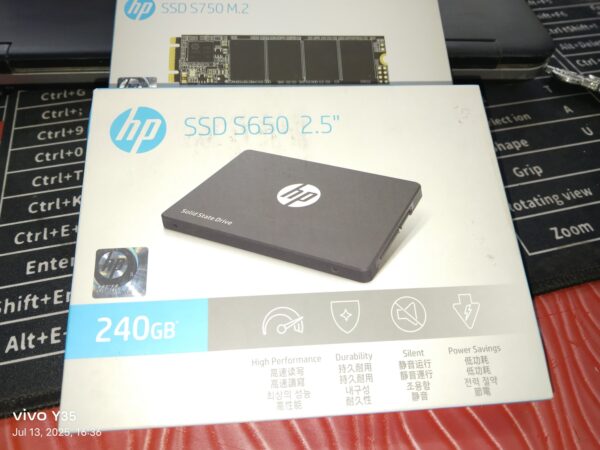 HP SSD S650 240GB – 2.5" Solid State Drive